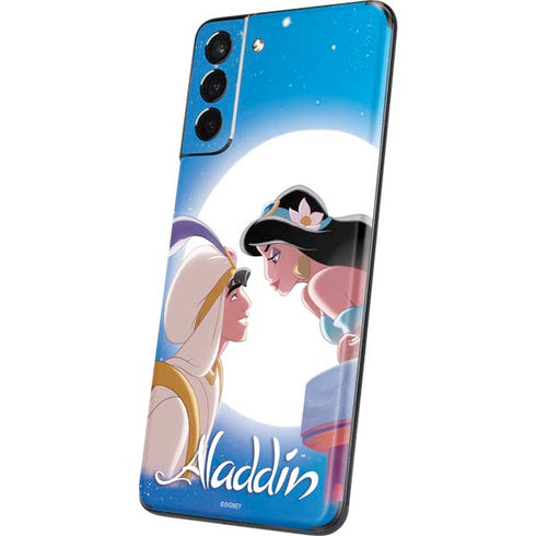 Disney Aladdin and Princess Jasmine Kiss Galaxy S21 Plus 5G Skin